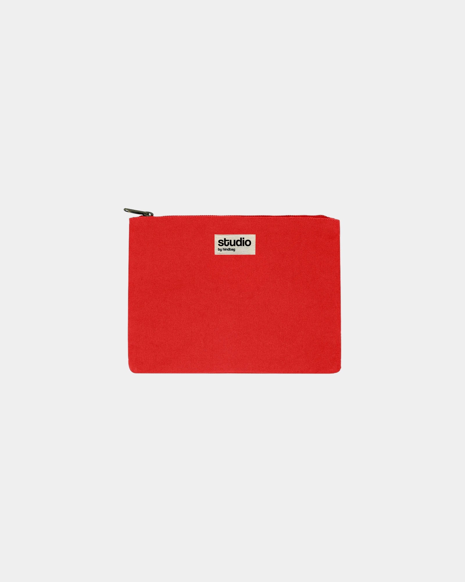 Pochette coton bio GOTS Hindbag Colette M à personnaliser - Red
